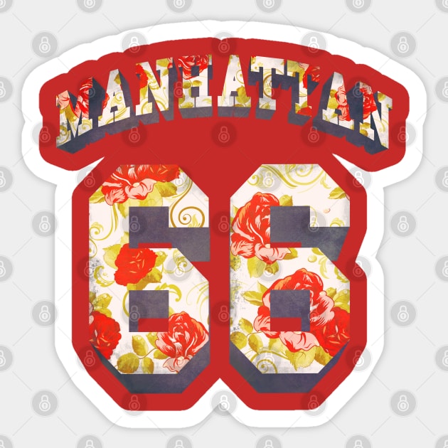 Manhattan Sticker by mrspaceman